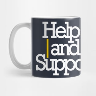 help and support Mug